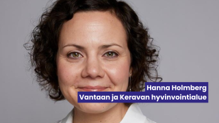 Hanna Holmberg Vantaan ja Keravan hyvinvointialue