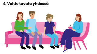 4. Voitte tavata yhdessä tai erikseen