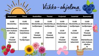 Viikko-ohjelma