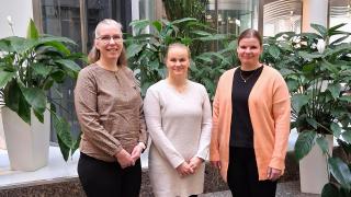 Tukena arjessa hankkeen työntekijät.