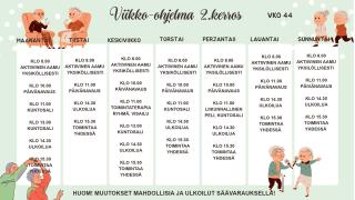 Viikko-ohjelma